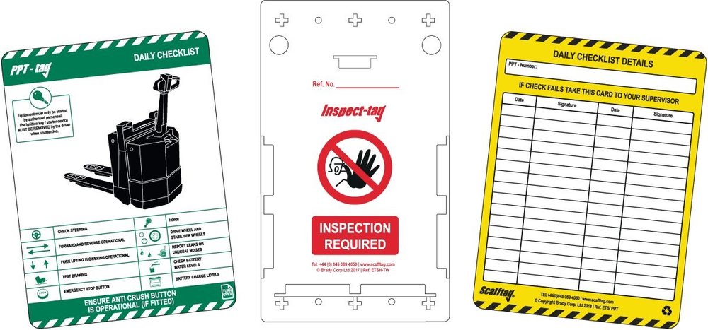 Il nuovo cartellino per transpallet manuale aumenta la sicurezza delle attrezzature